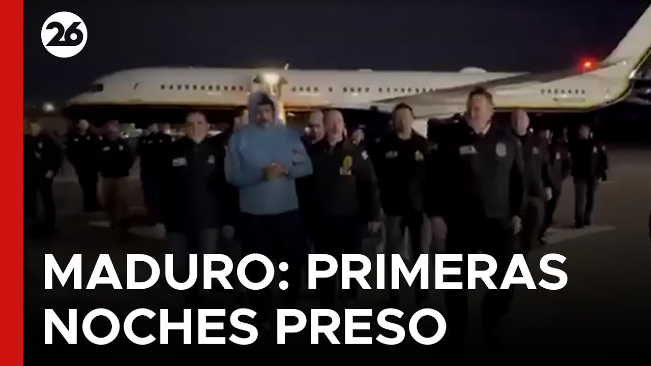 🚨 Maduro está alojado en una cárcel de máxima seguridad en Nueva York