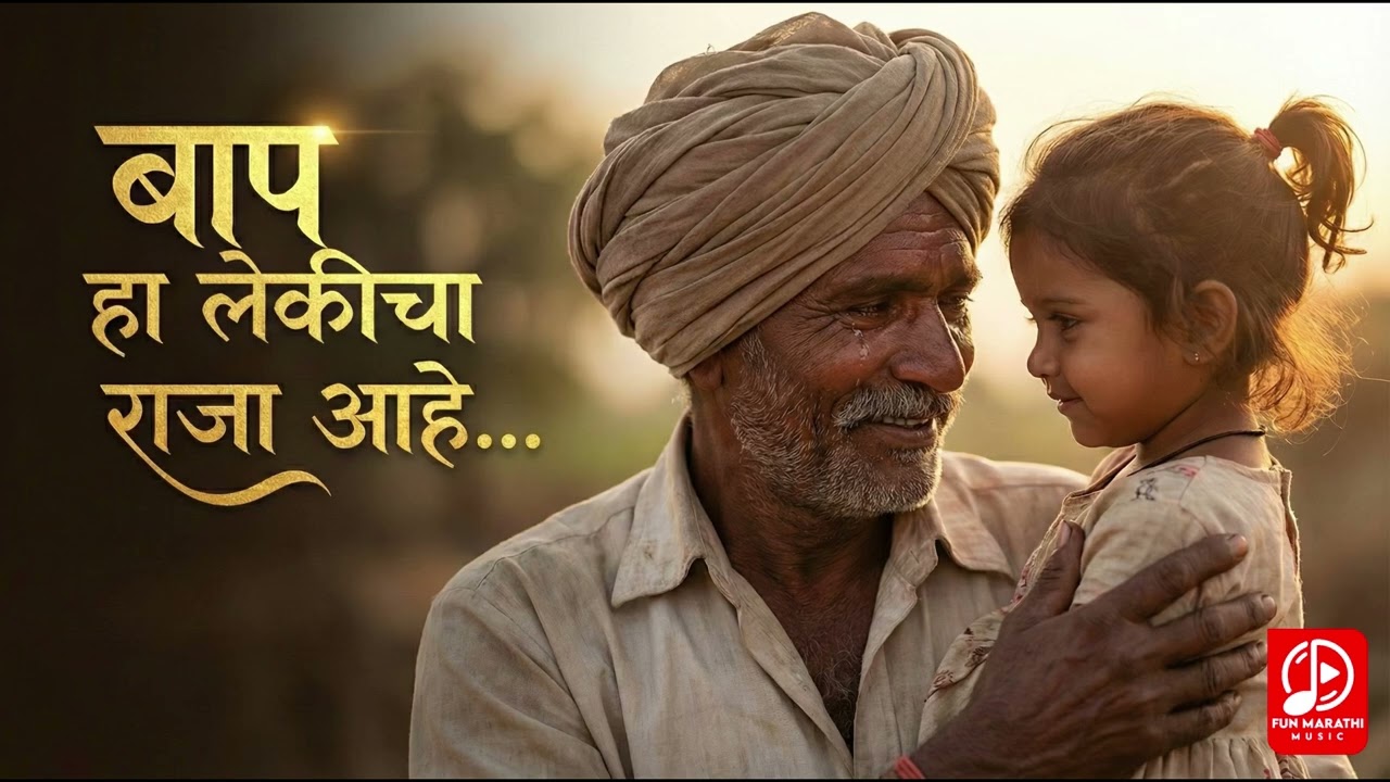 बाप हा लेकीचा राजा आहे  ! बापाची लक्ष्मी त्याची मुलगी ! बाप मुलीसाठी रडतो  