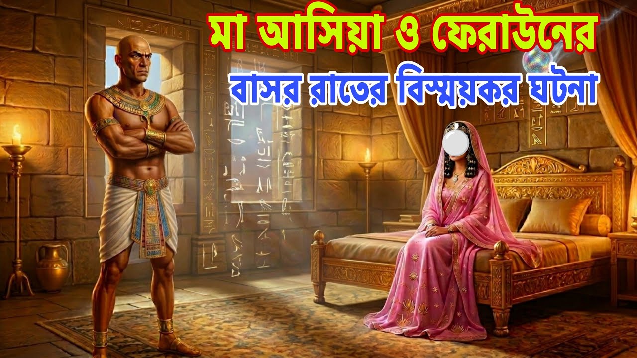 কেন ফেরাউন কখনোই মা আছিয়ার শরীর স্পর্শ করতে পারেনি? বাসর রাতের গোপন রহস্য! new islamic story 2026 ! 
