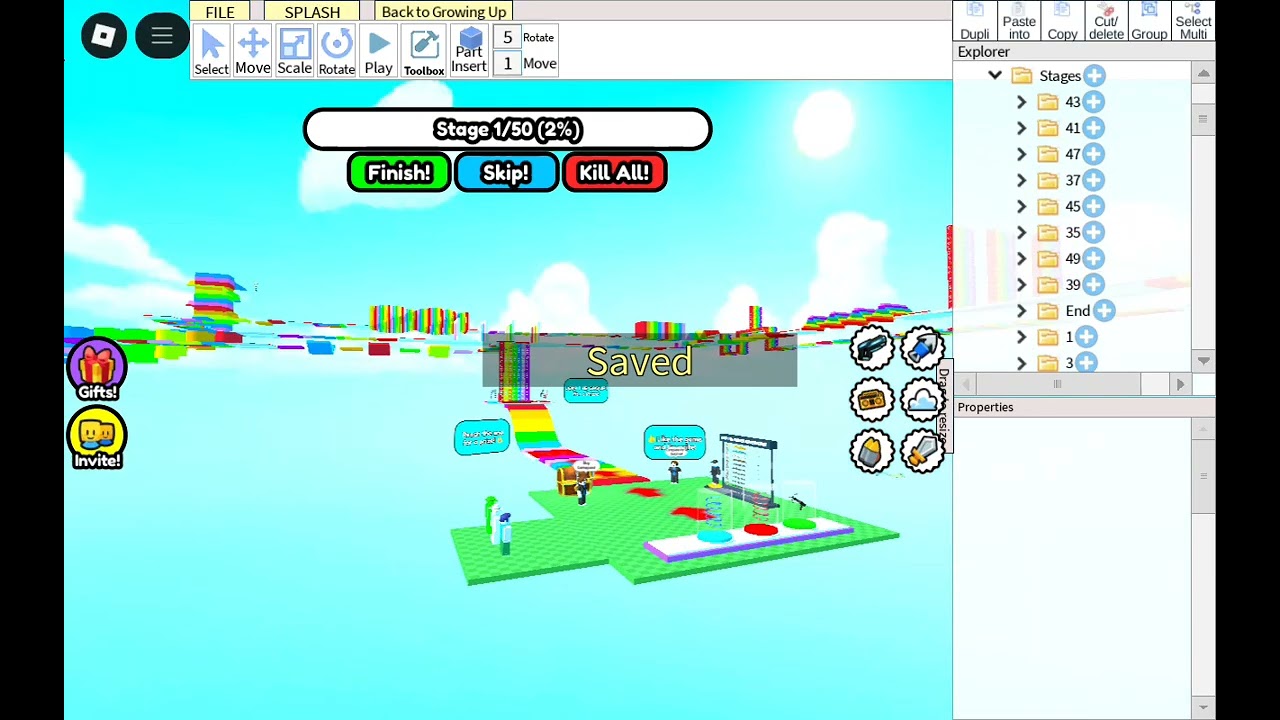 Super easy obby in studio lite? 