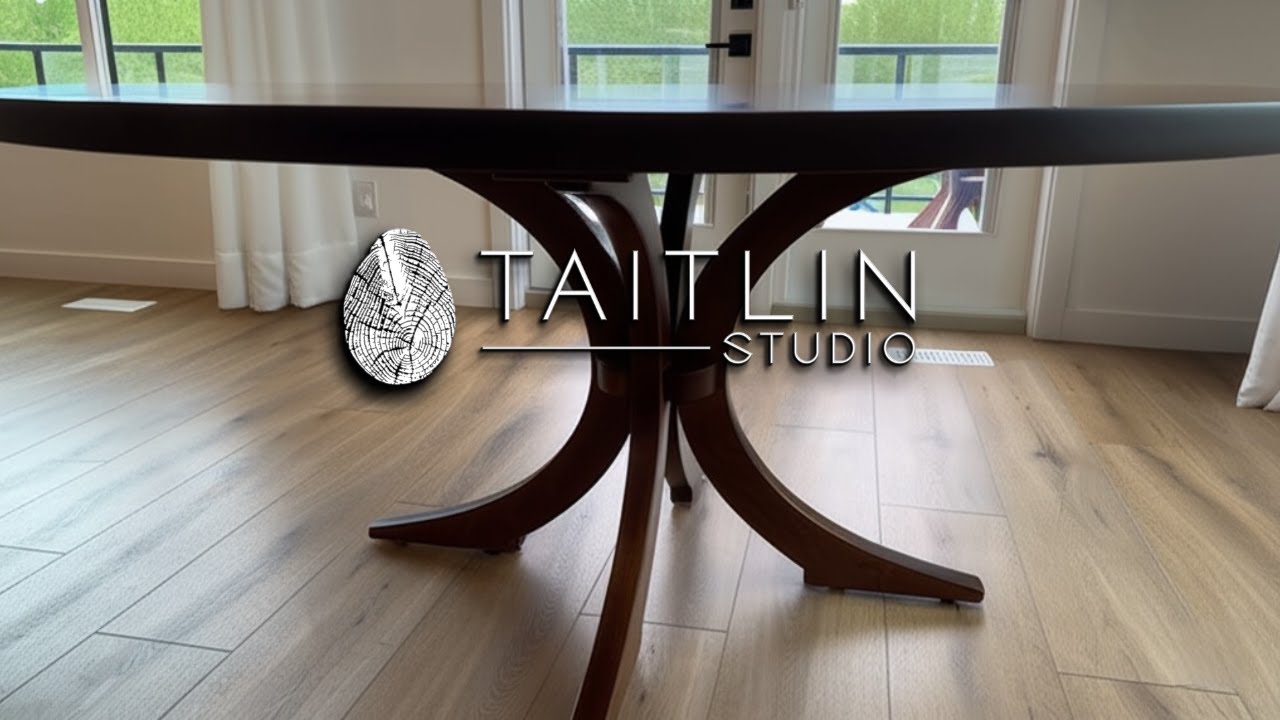 Crafting a Pedestal Maple Dining Table