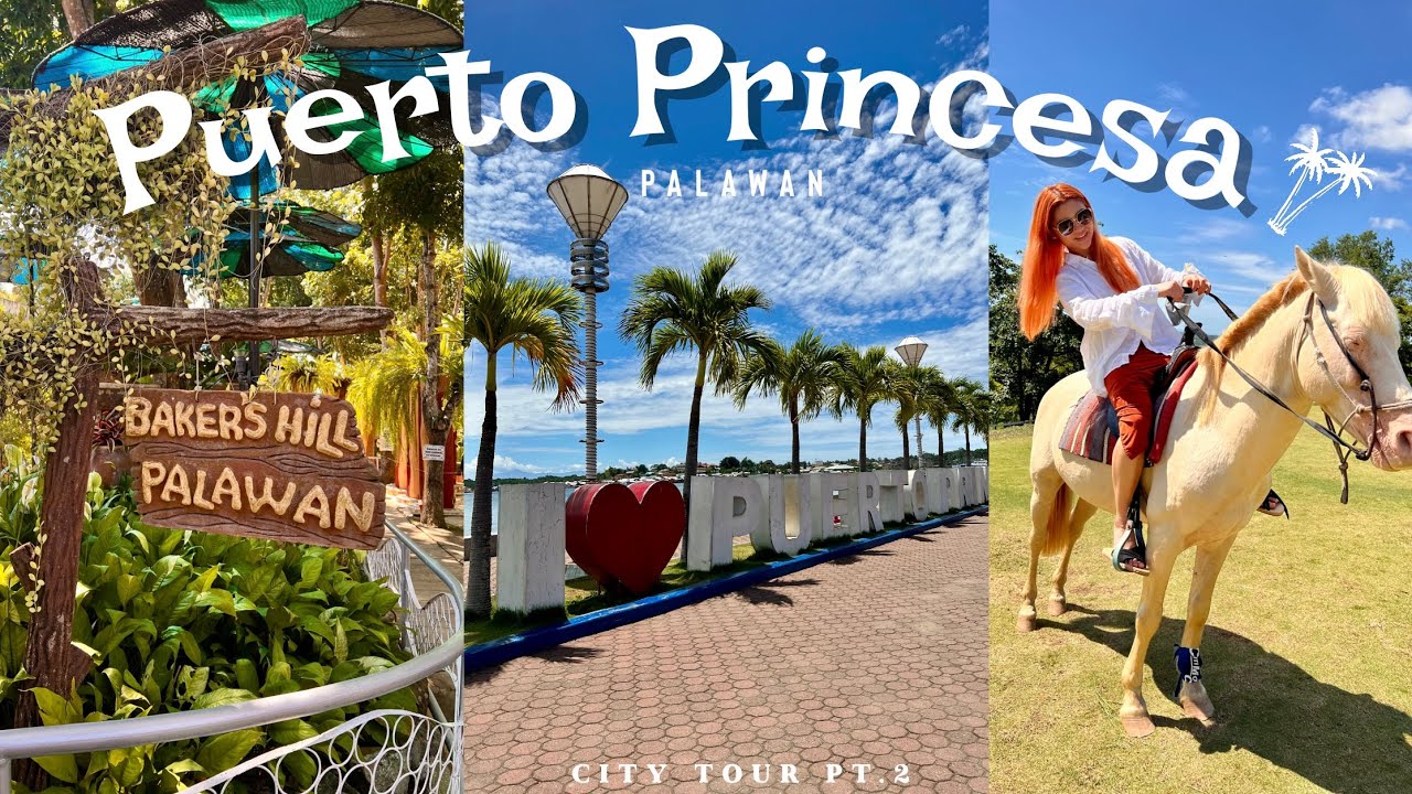 PALAWAN VLOG!🏝️🌊☀️ ⏐ Puerto Princesa City Tour pt.2 (Mitra's Ranch, Baker's Hill...)