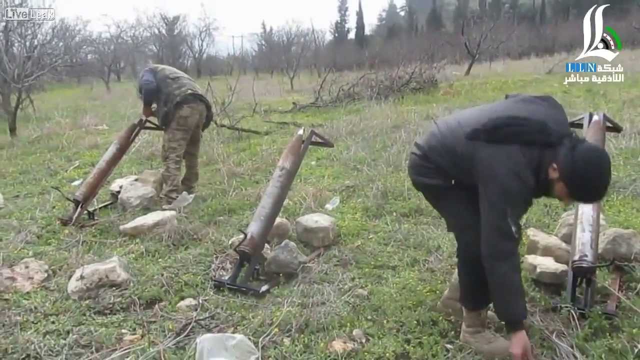 Homemade Rockets In Syria