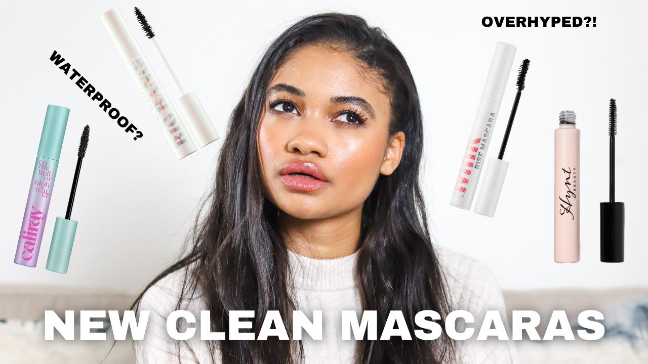 NEW CLEAN BEAUTY MASCARAS | reviews on milk makeup rise mascara, athr beauty mascara & more!
