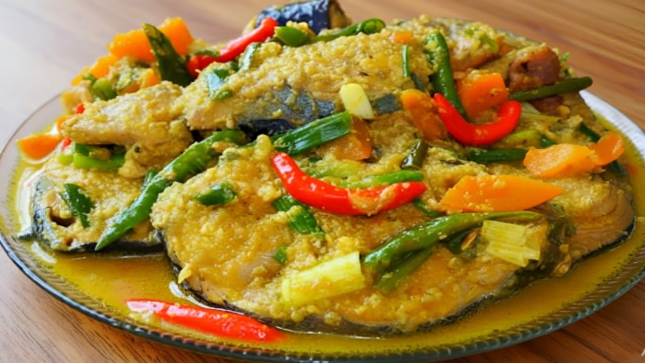 ENAK BANGET PINDANG TONGKOL KUAH KUNING  ASAM PEDAS GURIH BIKIN NAGIH