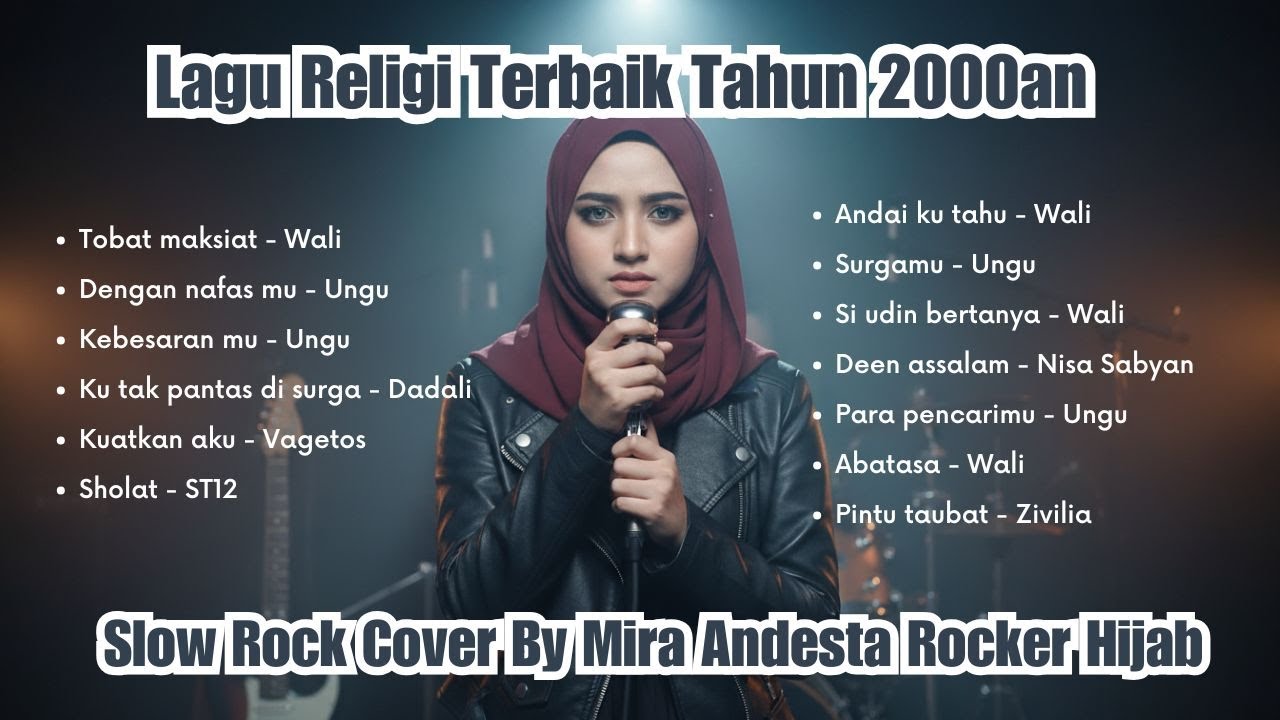 Lagu Religi Terbaik Tahun 2000an | Slow Rock Cover By Mira Andesta Rocker Hijab
