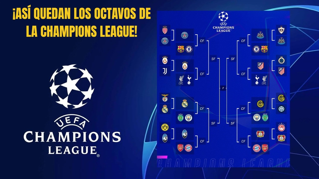 🚨 Así Quedarán los Octavos de la Champions 2026 — ¡BRUTAL!🚨