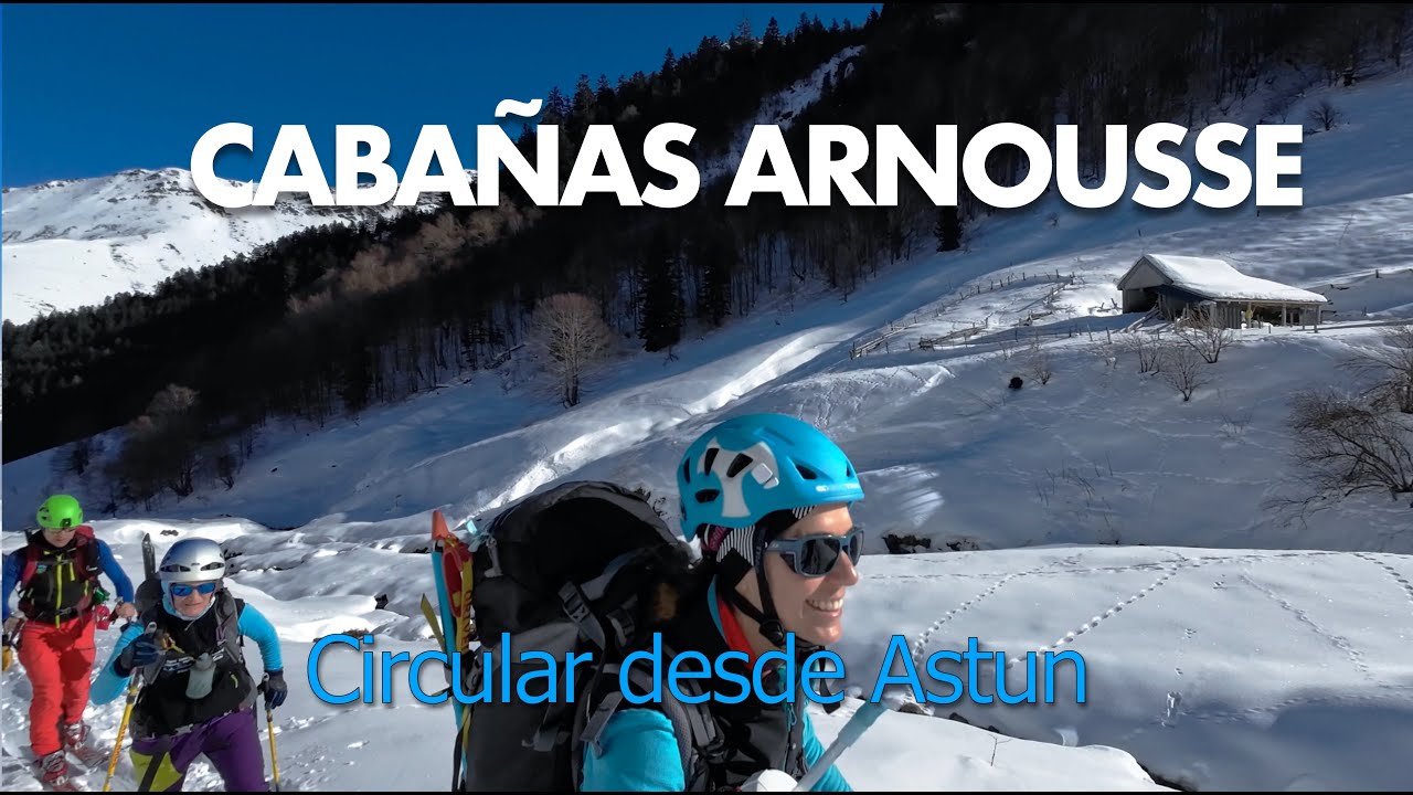 Cabañas de Arnousse 2023, SKIMO, Travesía circular desde Astún