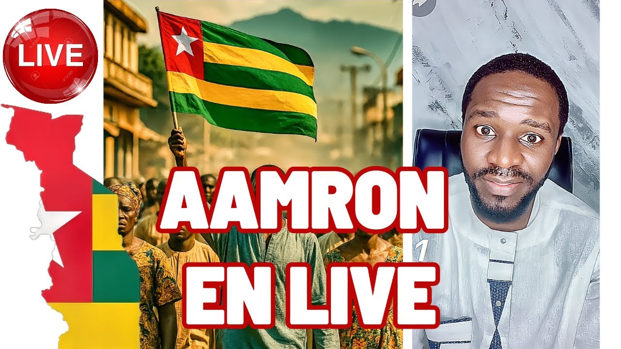 🔴TOGO: SP&Eacute;CIAL LIVE D'AAMRON || MANIFESTATION 30 AO&Ucirc;T (27/08/2025)