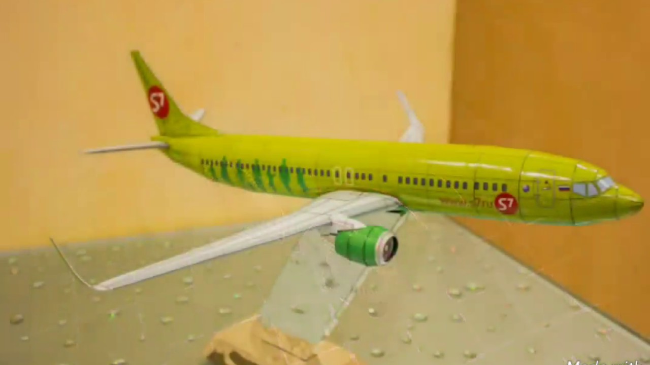 Boeing 737-800 S7 Papercraft