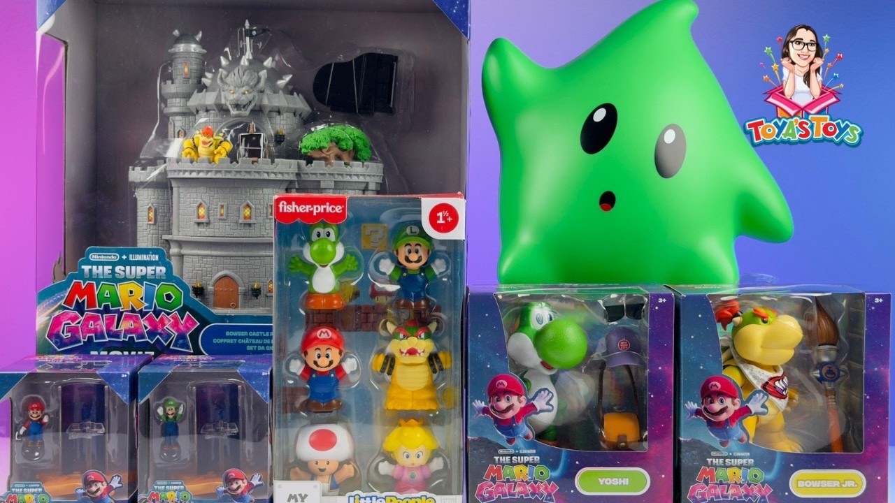 Unboxing and Review of The Super Mario Galaxy Movie Toys Collection