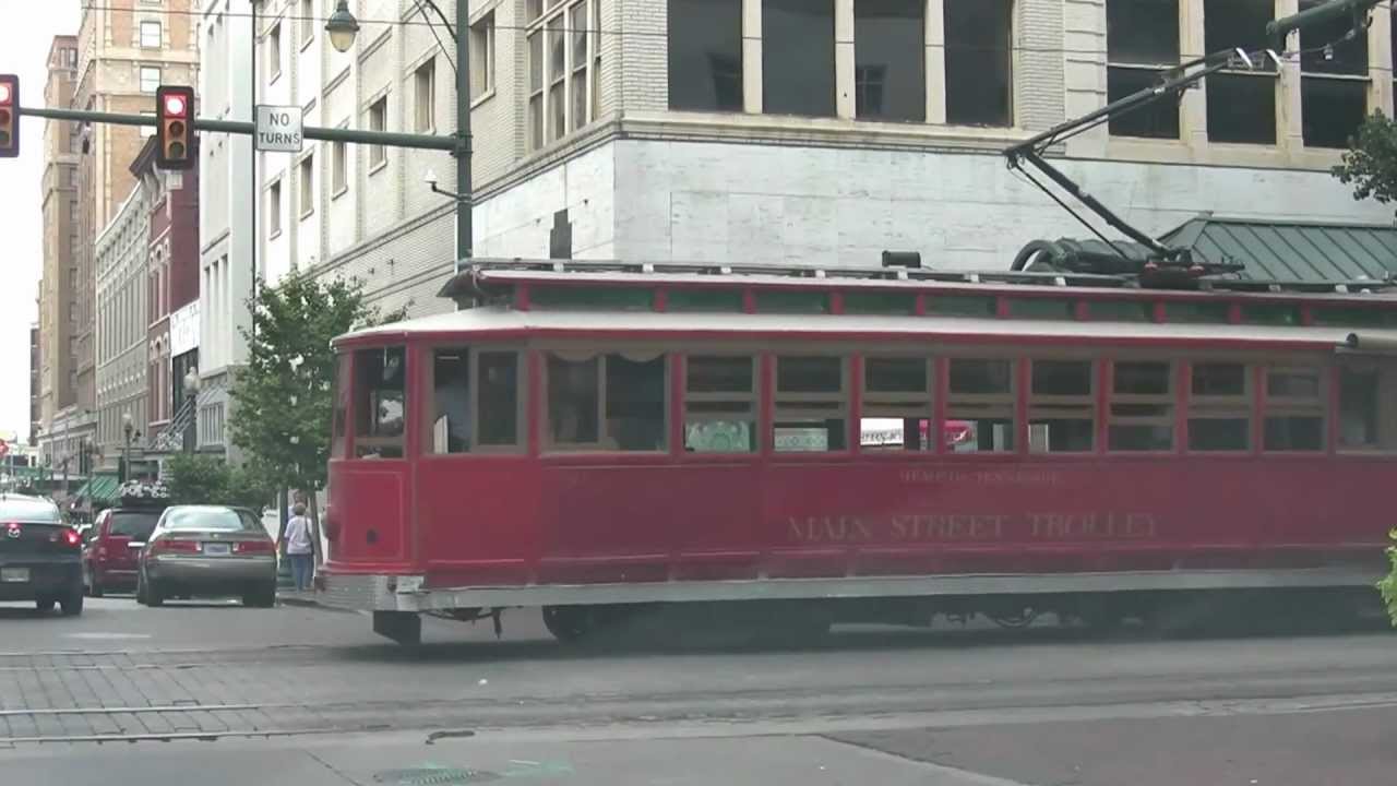 Driving in Downtown Memphis, TN