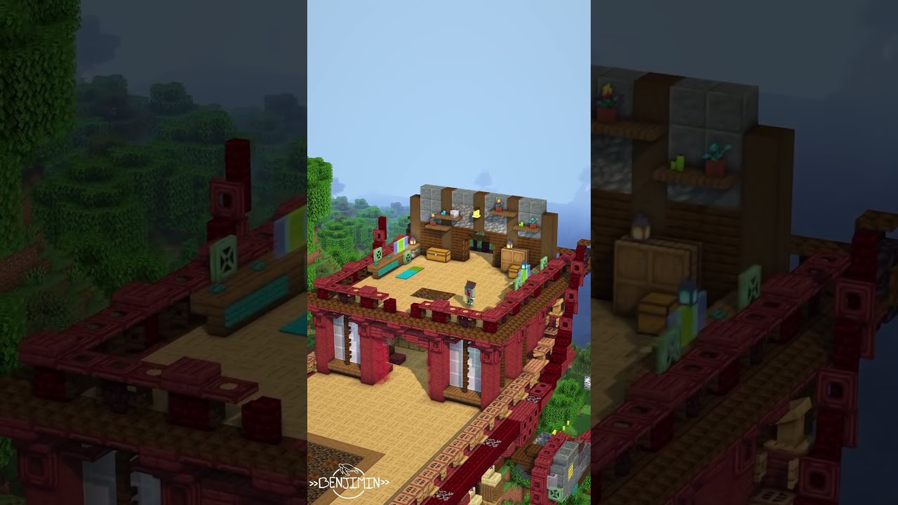 Minecraft Lego Ninjago Season 10 Destiny&rsquo;s Bounty Airship Build #minecraft #ninjago #build