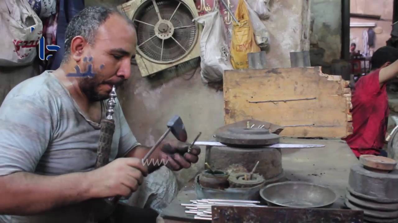 صناعة الشيشة فى خان الخليلى