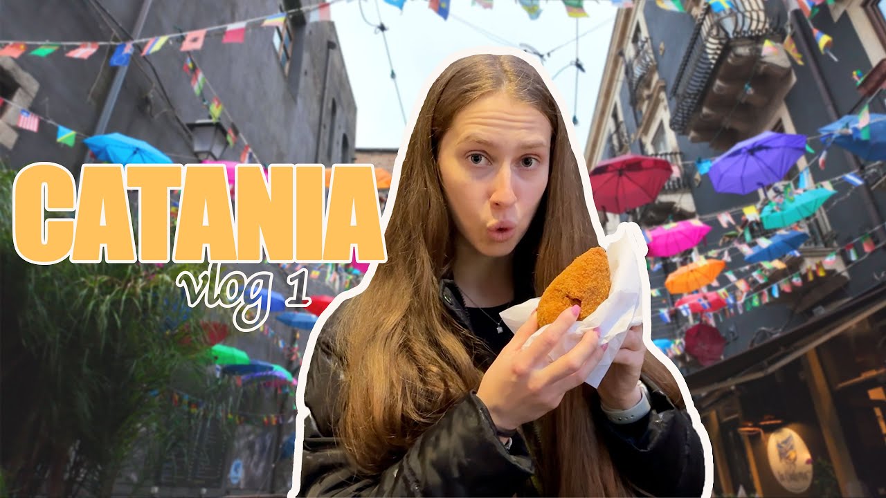 Catania vlog 🇮🇹 | Mesto, Taliansky LIDL a FIT režim na dovolenke (1. časť)