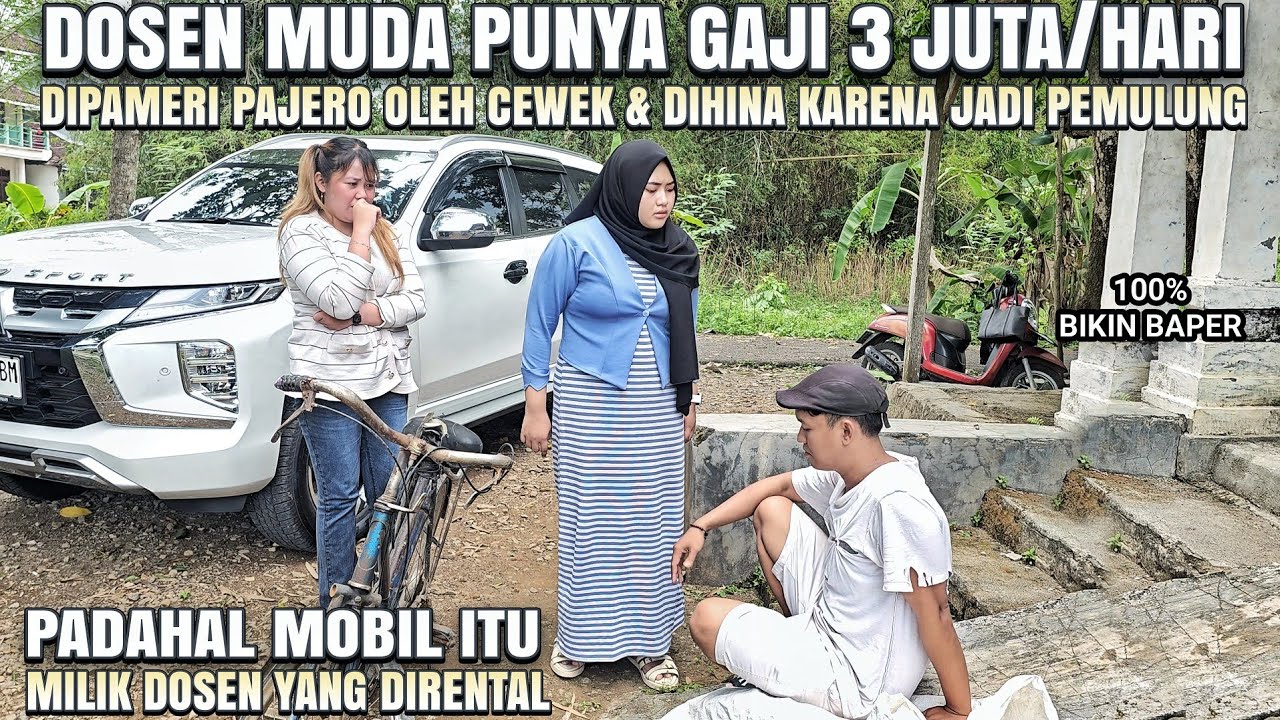 BOS KAYA PUNYA GAJI 3 JUTA/HARI DIPAMERI PAJERO OLEH CEWEK MATRE & DIHINA KARENA MISKIN ! 100% BAPER