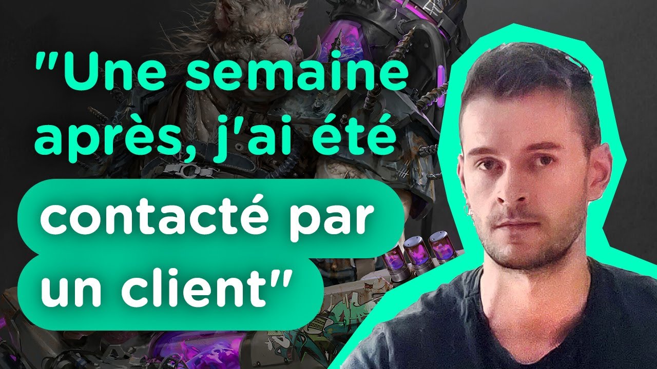 Trouver rapidement des Clients de Rêve : Leçons, Sacrifices, Réussites. Fragan Tanguy concept artist