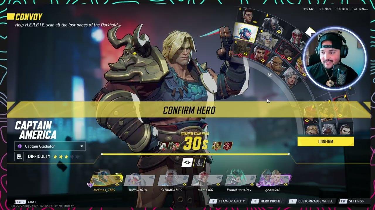 Captain America running ranked lobbies!
