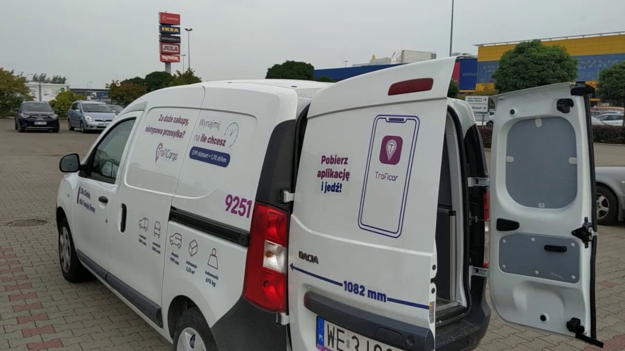 Traficar Dacia Dokker samoch&oacute;d dostawczy na minuty vs. poprzedni Renault Kangoo Maxi od Traficargo