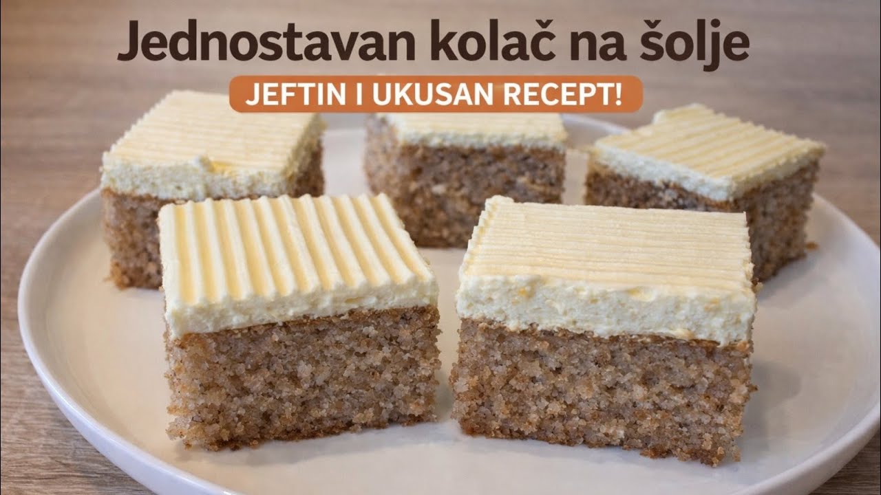 NAJSOČNIJI KOLAČ NA ČAŠE 😍 Bez miksera i bez vage!