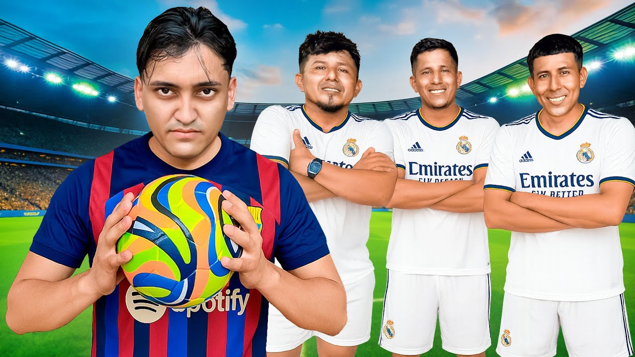 PARTIDO de FUTBOL CONTRA YOUTUBERS SALVADORE&Ntilde;OS @RescateyPesca