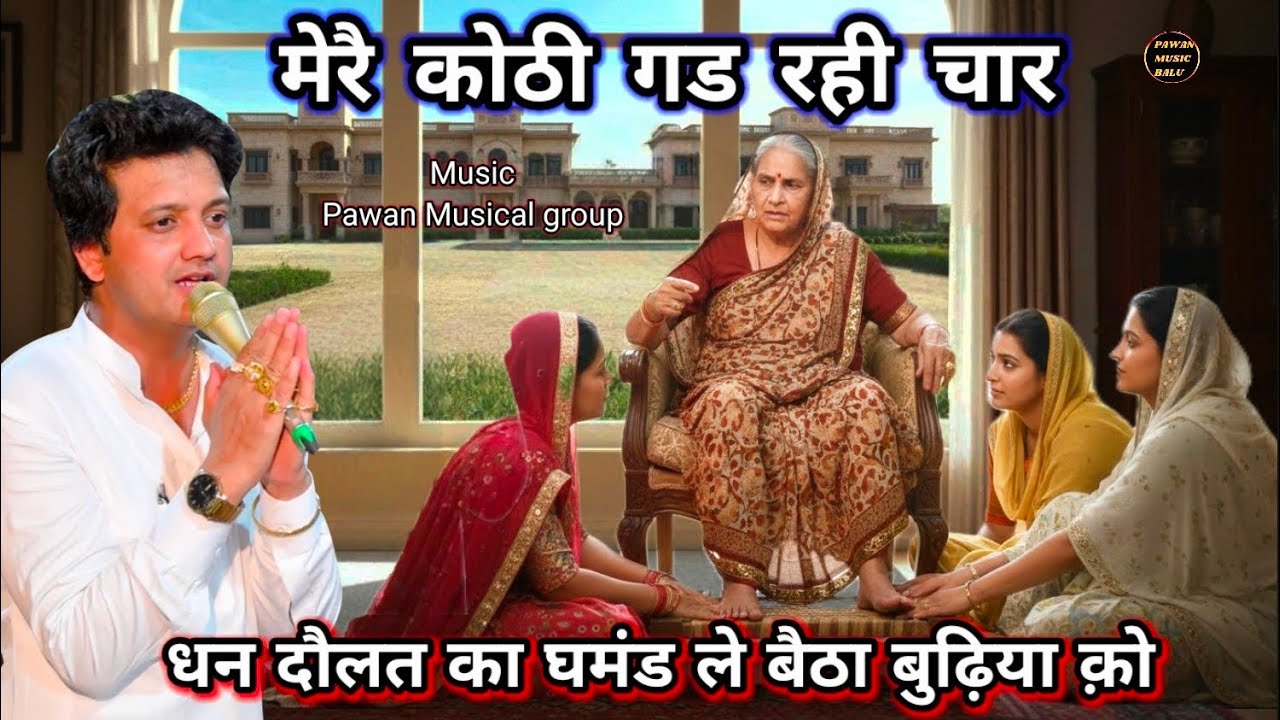 टूटा घमंड फूट फूट कर रोई बुढ़िया, मेरै कोठी गड़ रही चार 