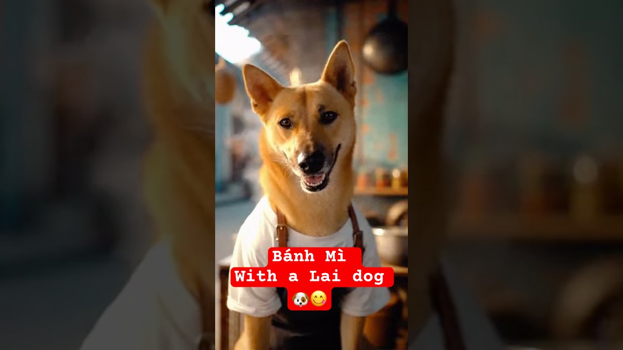 So Relaxing… Lai Dog Prepares a Perfect Bánh Mì (ASMR)🥖🐕