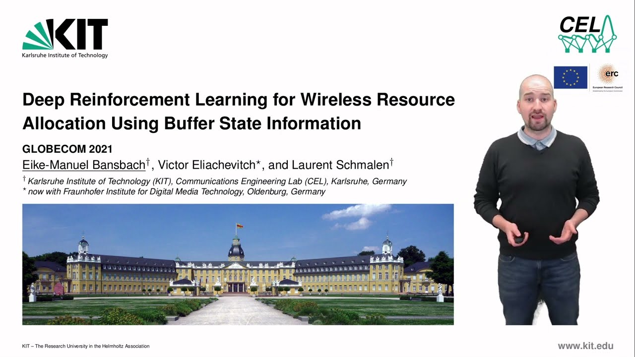 [GLOBECOM 2021] Deep Reinforcement Learning for Wireless Resource Allocation Using Buffer State Inf.