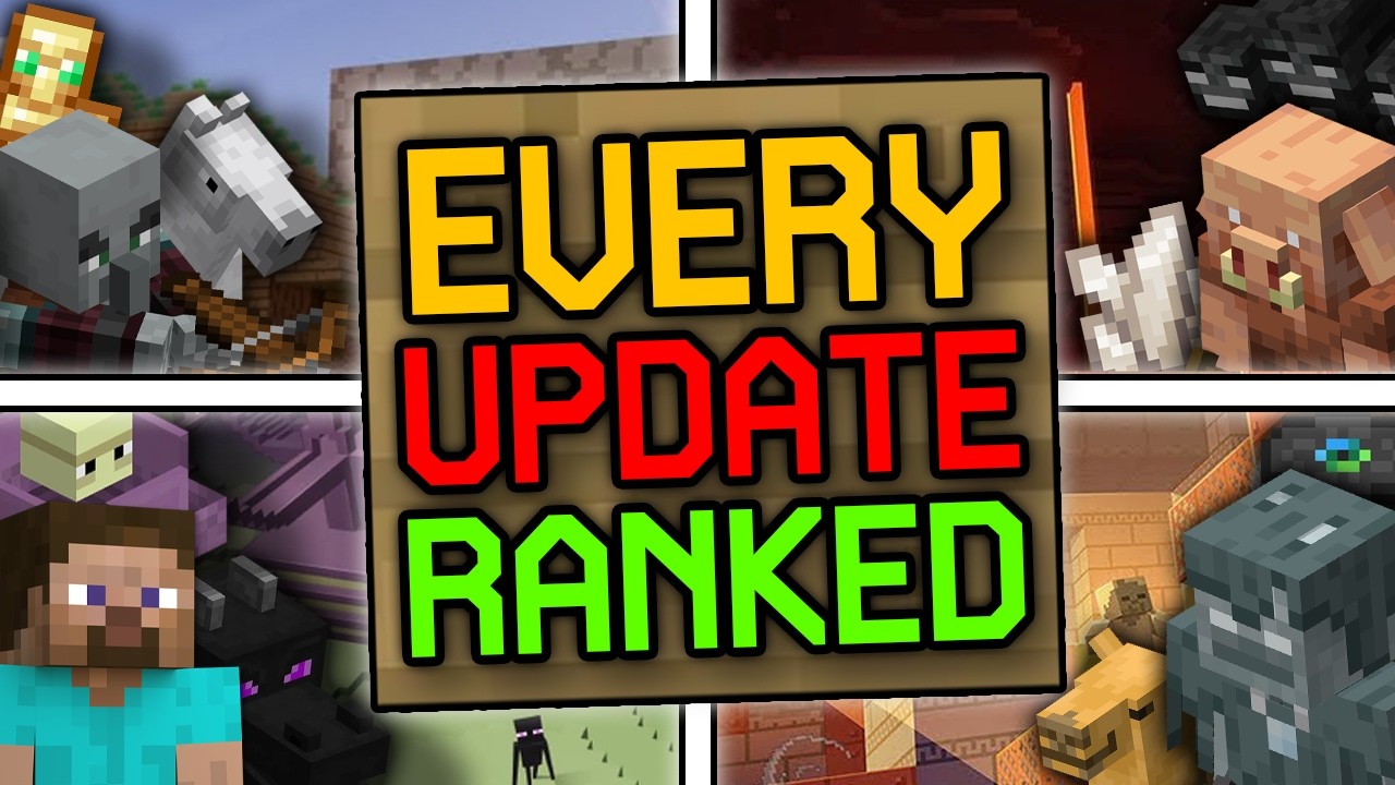 Ranking EVERY Major Minecraft Update!