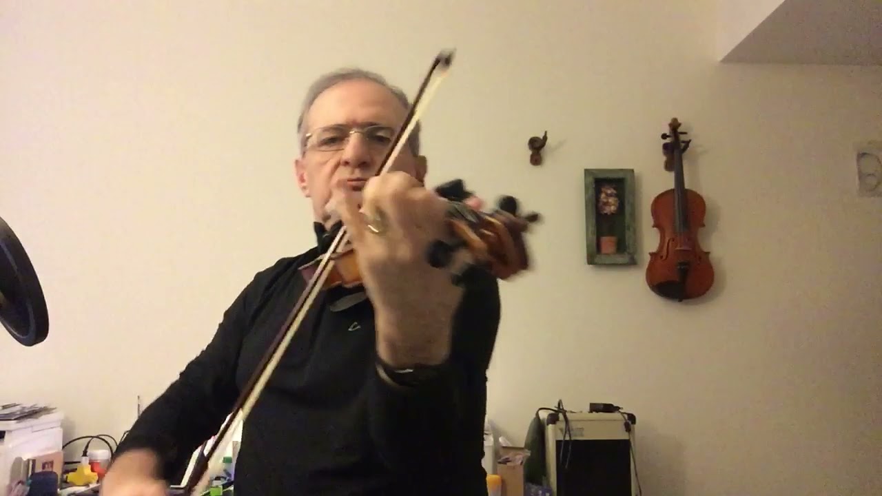 چهارمضراب سه گاه ِزنگ ِشتر ، شاهکار صبا Violin:Mehrdad Salimi