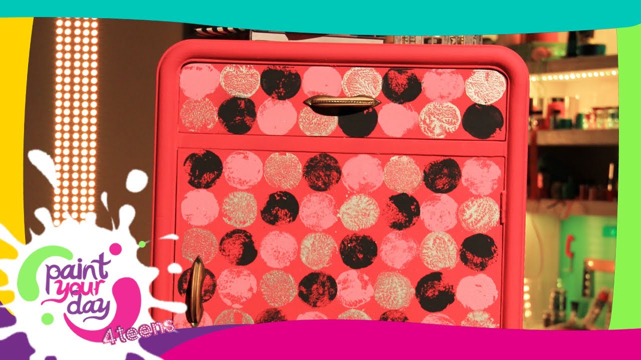 Come fare un comodino a pois: Paint Your Day 4 Teens - Frisbee