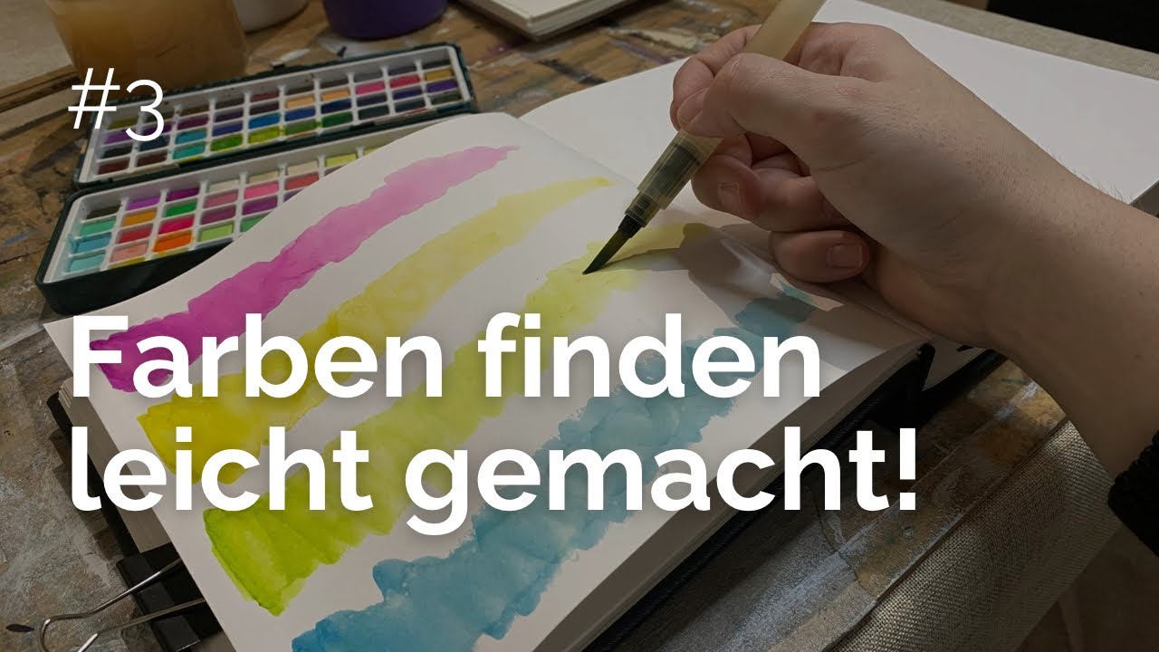 Farbe finden ohne Farbtheorie: 3 intuitive Übungen für den Einstieg