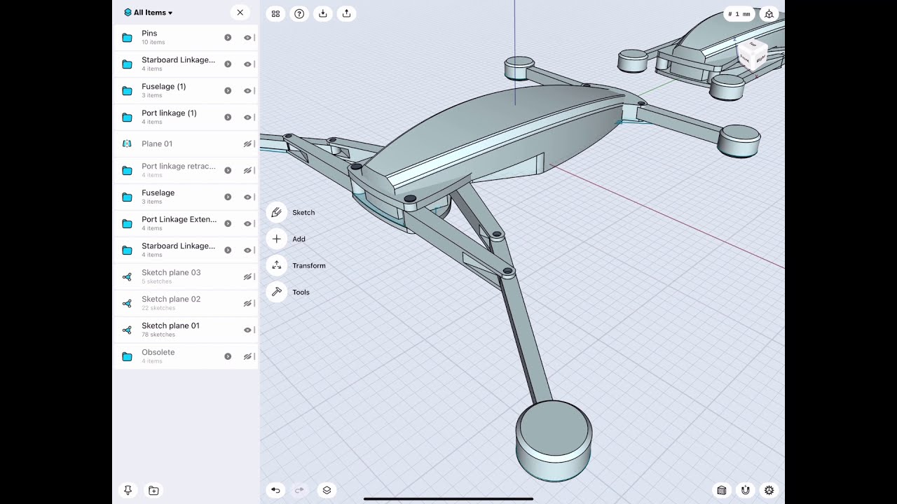 Shapr3D 4 Bar Linkages