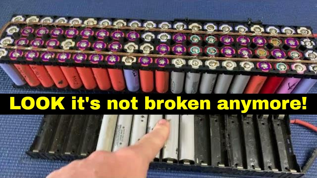 Repairing my DIY 18650 Lithium battery