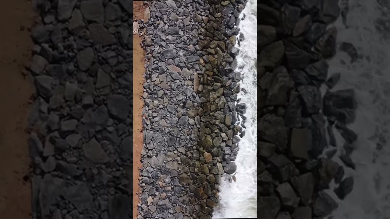 Walking along the coastline of Elmina beach | Lemon Beach Resort