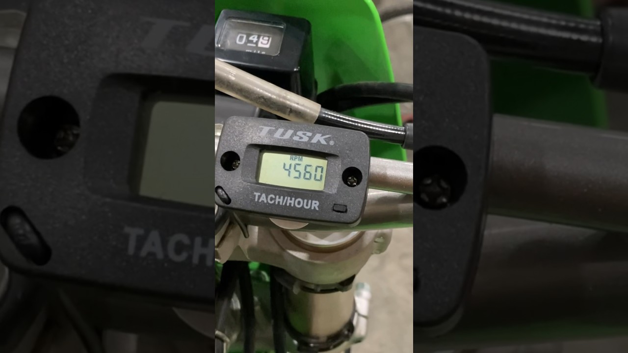 2006 KLX300r Tusk Tachometer/Hour meter Installation