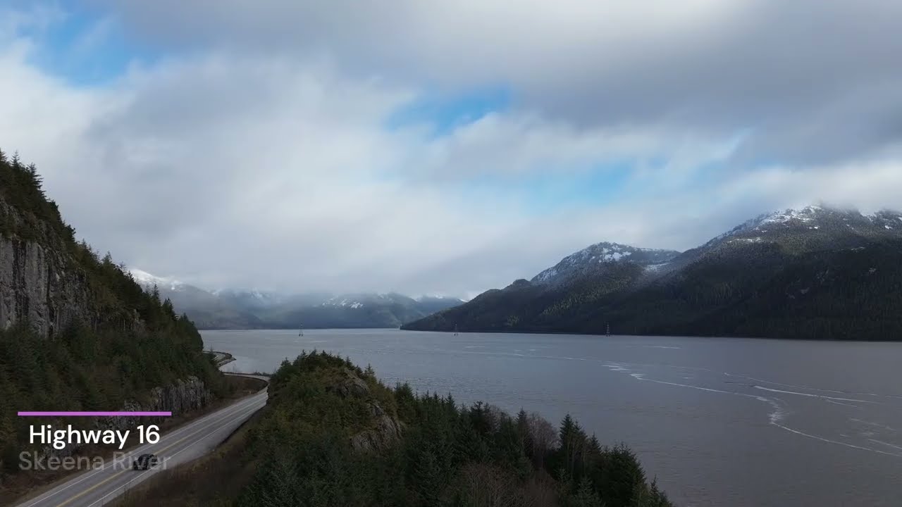 Whispers of the Skeena: A Misty Journey Over Rainbow Summit