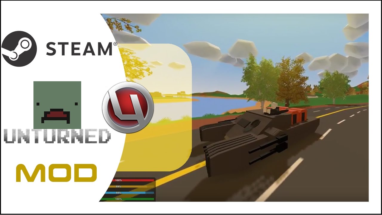 Unturned Wars, Desert Tank - Unturned Mod