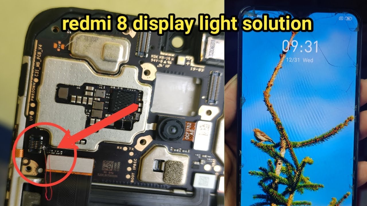 redmi 8 light solution||redmi 8 lcd light solution