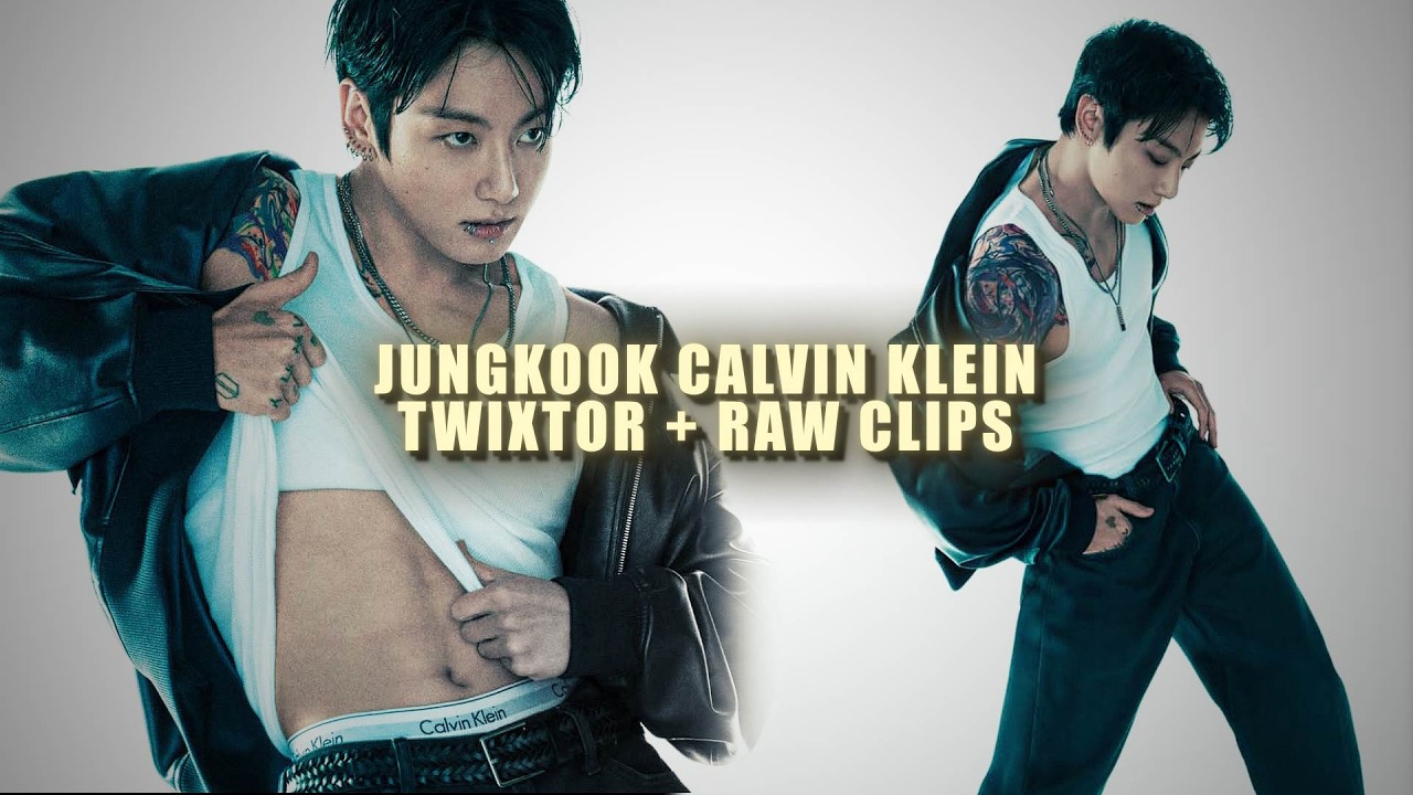 JUNGKOOK- calvin klein spring 2026 Campaign twixtor clips