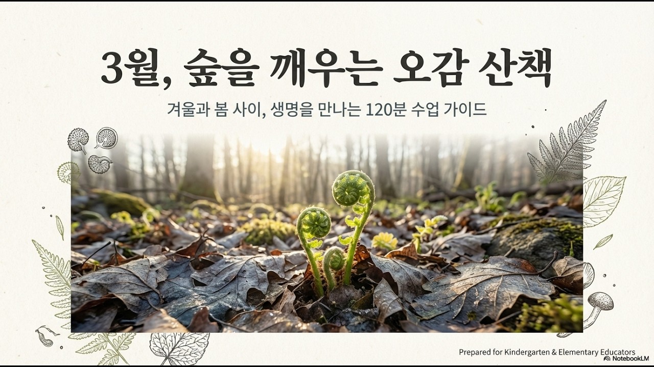 3월의 숲놀이 오감 숲 산책 가이드 편