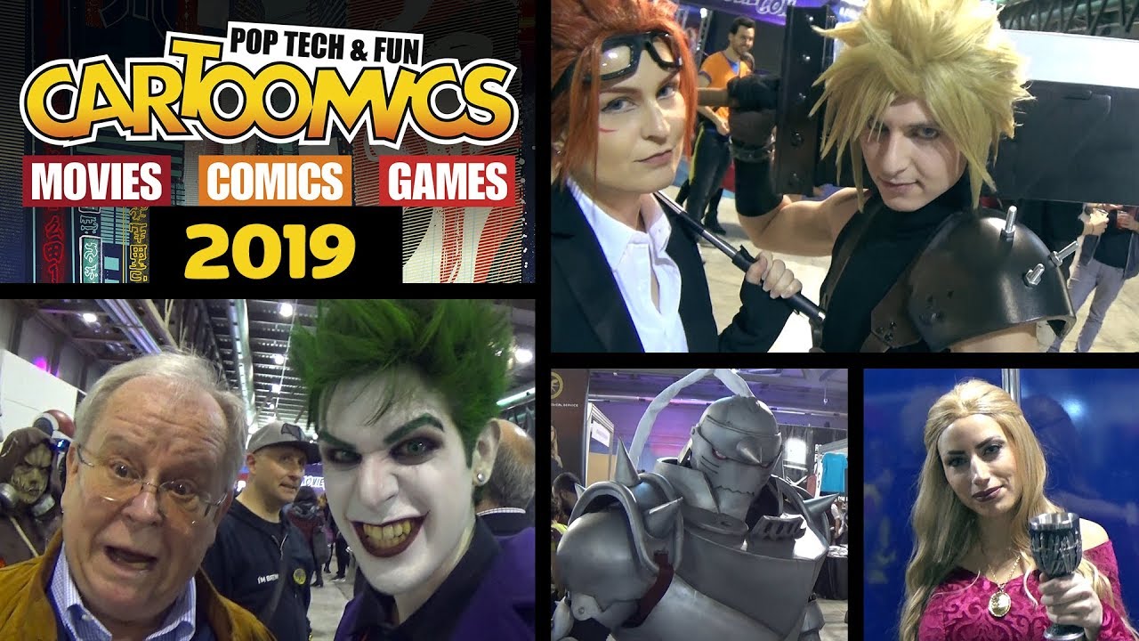 Cartoomics 2019 - BEST COSPLAY music vlog (INCONTRO LE VOCI DI BATMAN E JOKER!!)