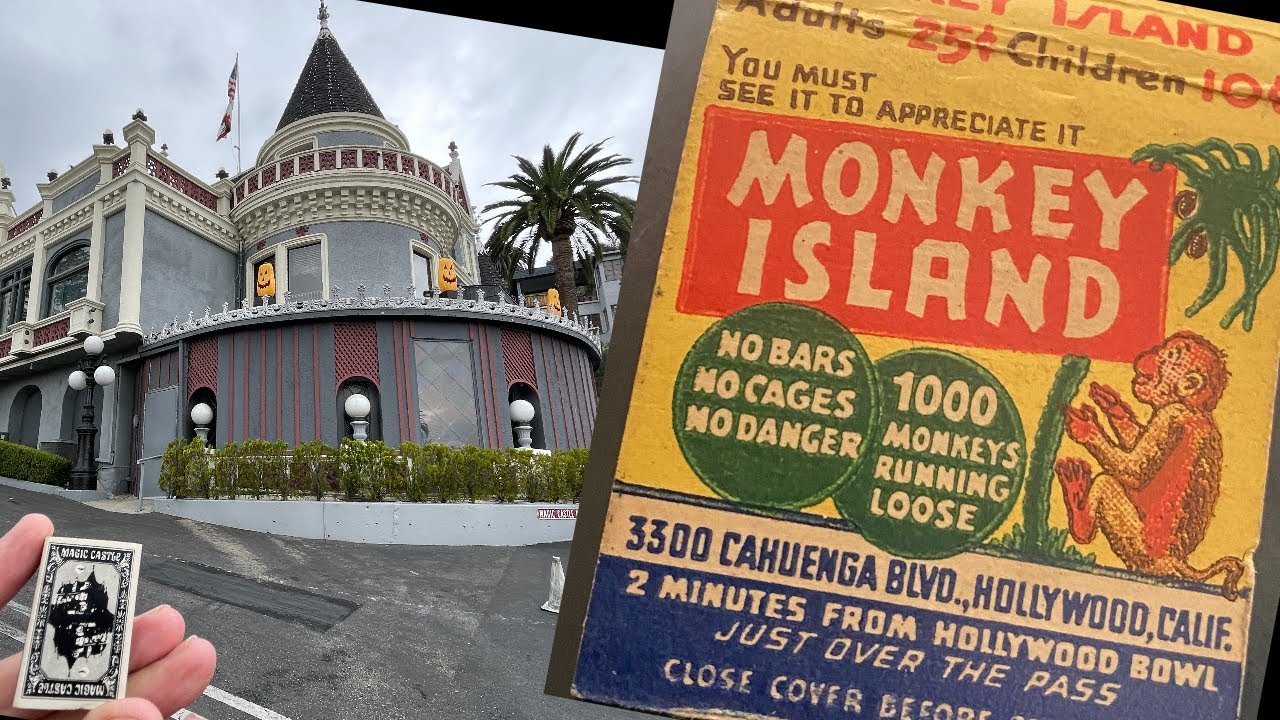 Matchbooks, Magic and LA's FAILED Attraction MONKEY ISLAND!