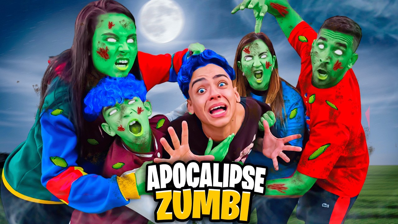 TRANFORMEI A FAMÍLIA ROCHA EM ZUMBI SEM QUERER *era pra ser uma surpresa 😰