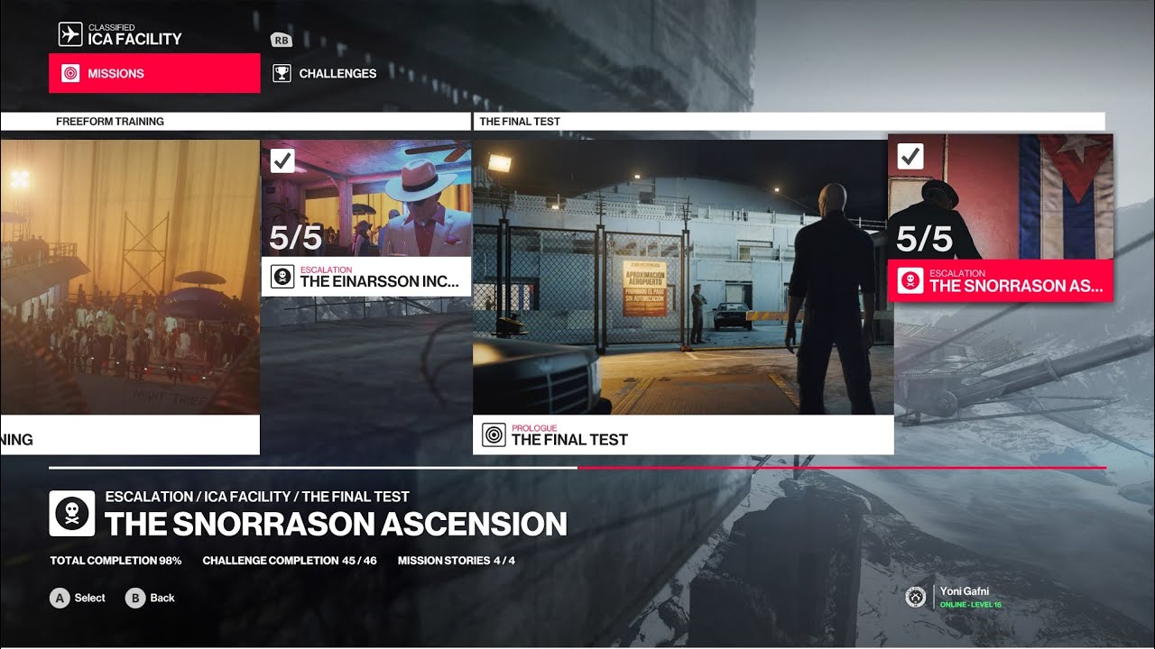 Hitman ICA Facility: Escalation Contracts Walkthrough (All levels)