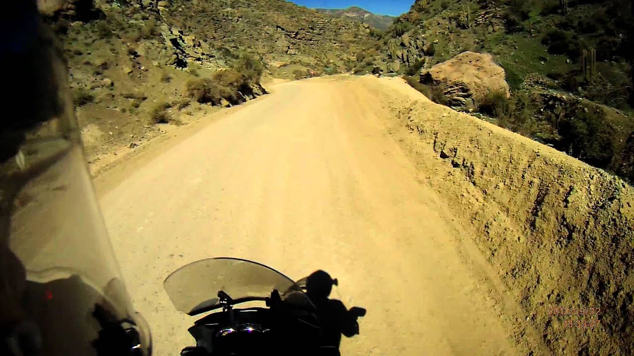 Suzuki V-Strom camino Mina Disputada Las Condes