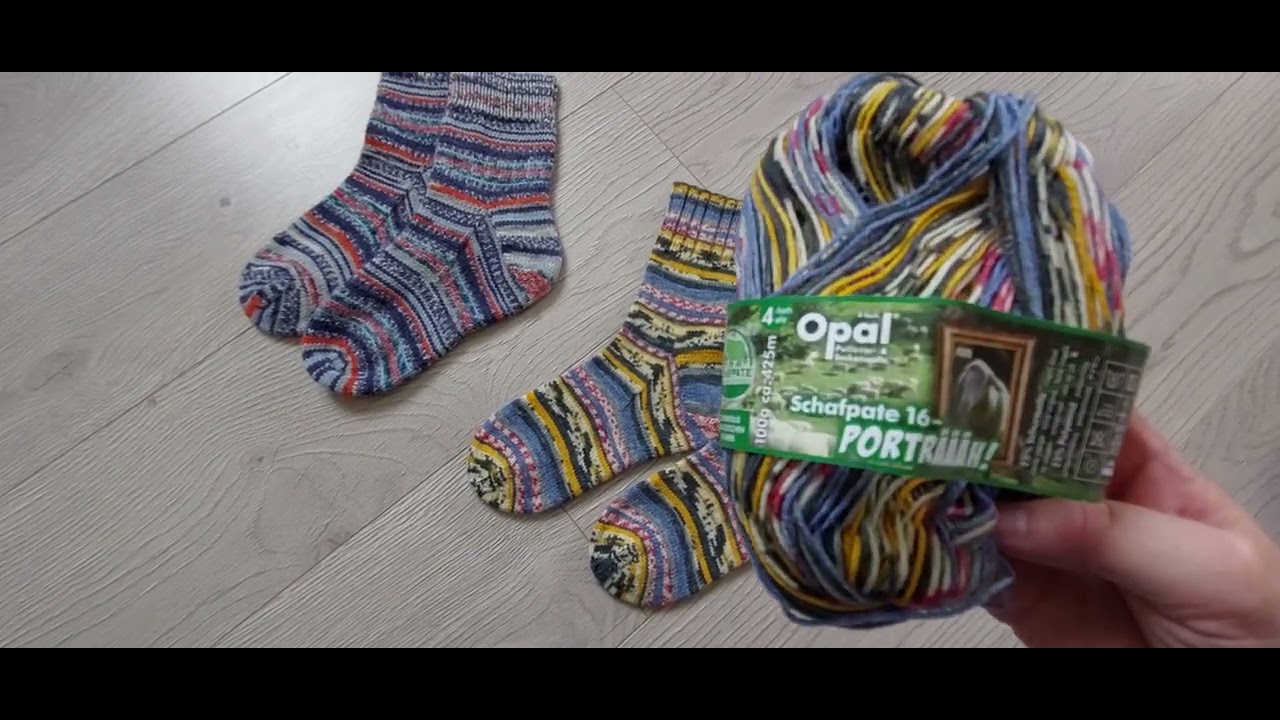 Носки из Opal и Regia#knitting#носочнаяпряжа#opal