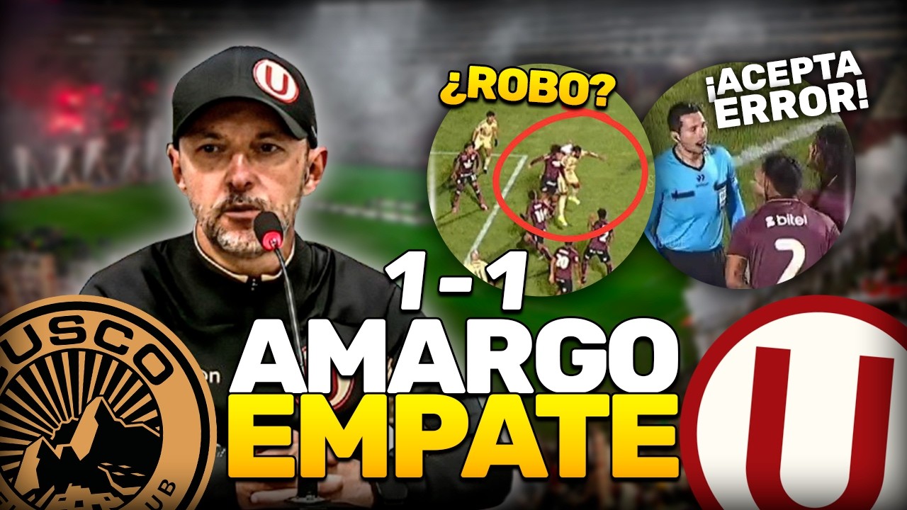 ¡POLEMICO! ¿Debería haber sido victoria de la U? | Cusco FC 1-1 Universitario de Deportes | Opinión