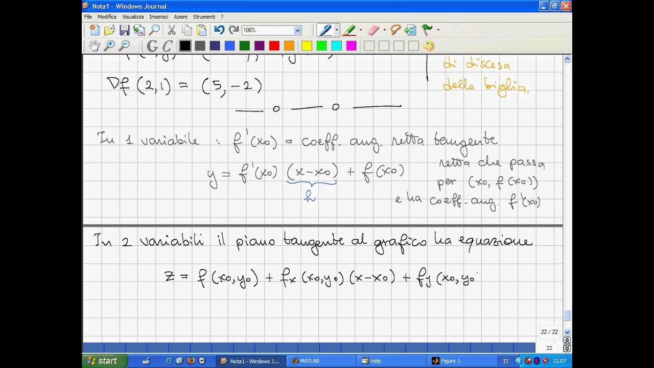 Analisi II - Lezione 08 - Funzioni di più variabili: esempi