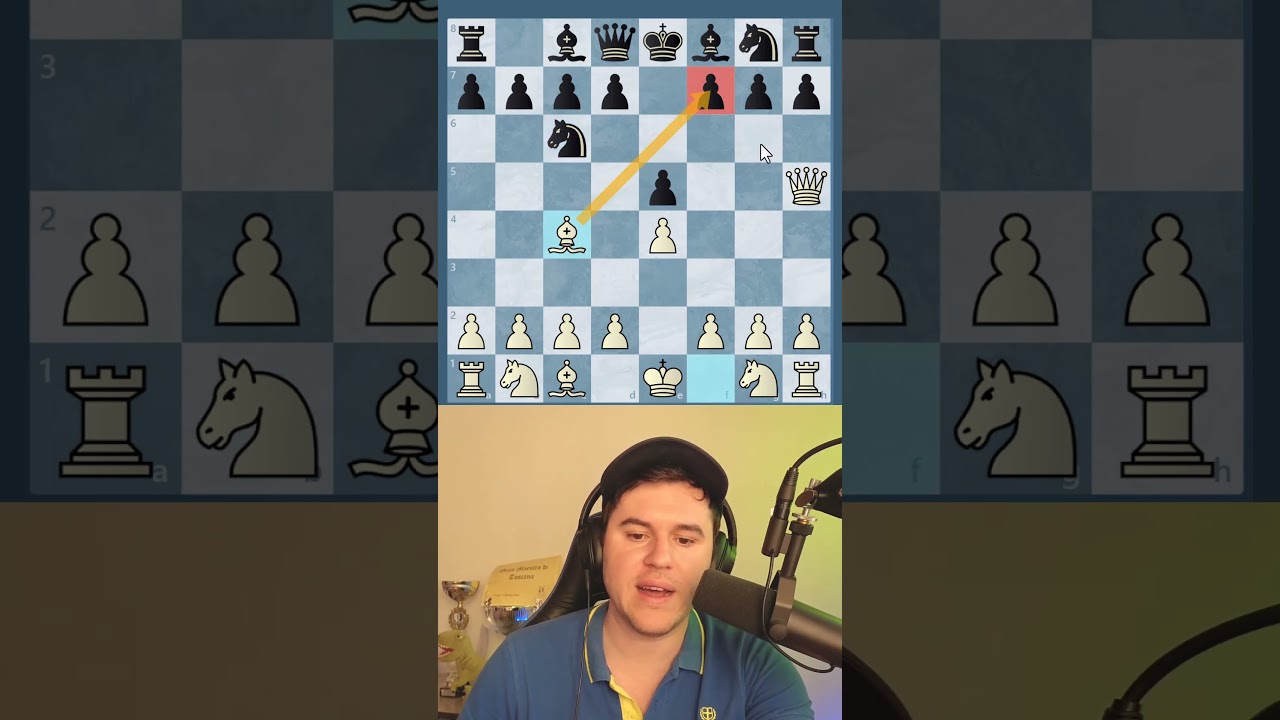 Scacco Matto del Barbiere in 4 Mosse  #scacchi #superspeedscacchi #chess #shorts